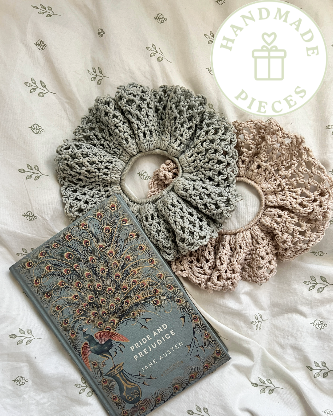 The Annelise Lace Scrunchie